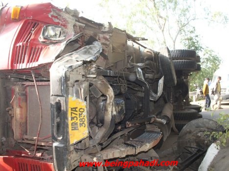 nahan ponta highway accident - Himachal Pradesh